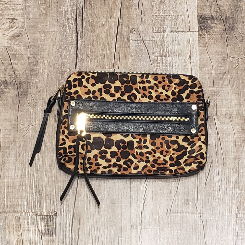 Kate landry leopard crossbody - clutch purse